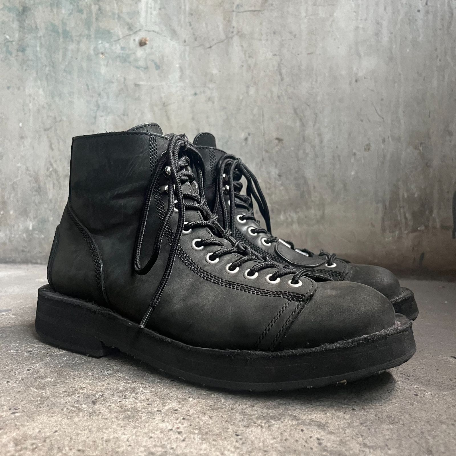 Yohji Ymamamoto ヨージヤマモトCOWLEATHERBOOTS Yohji Yamamoto POUR HOMME 【ヨウジヤマモトプールオム
