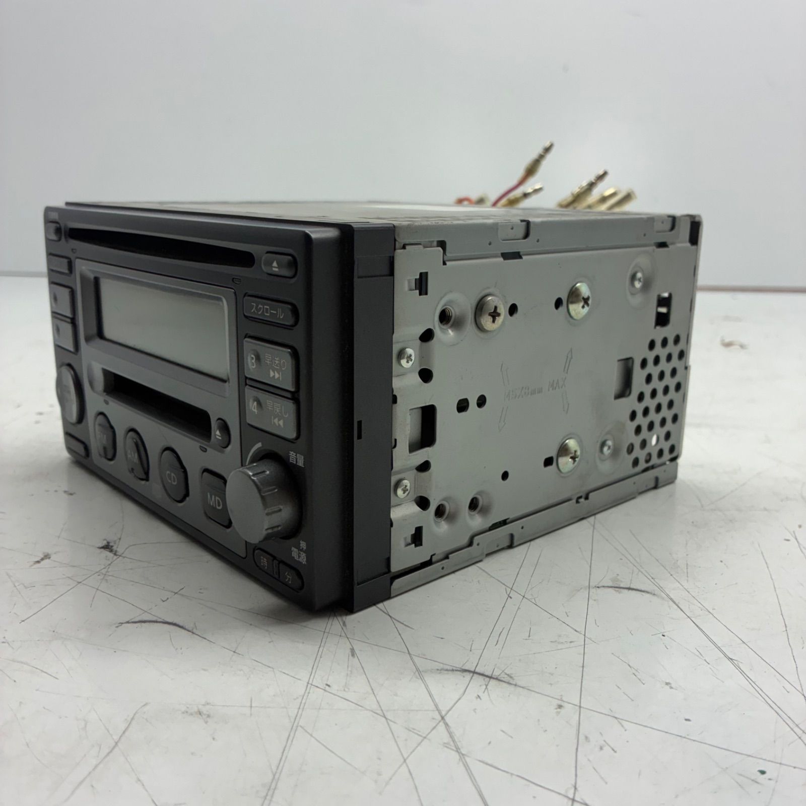 日産 NISSAN 純正 カーオーディオ チューナー デッキ 2DIN CD MD