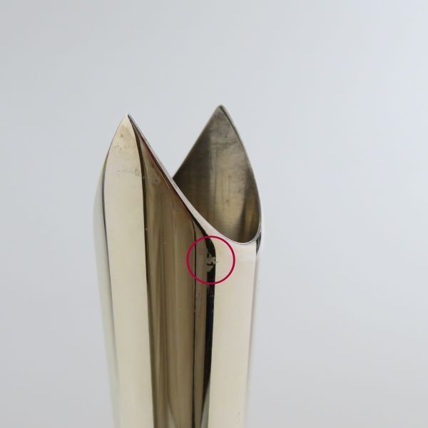 クリストフル 花瓶 ○ 一輪挿し フラワー ベース ヴェース 21cm