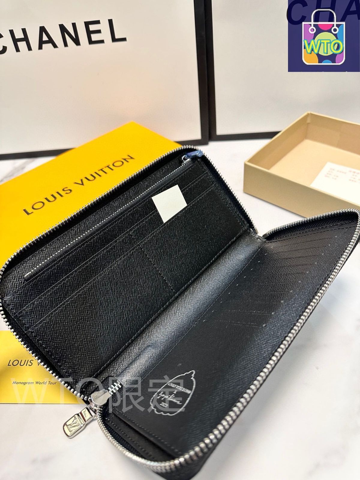 【美品/箱付き】Louis Vuitton カボチャモチーフ 長財布 Louis Vuittonルイヴィトン財布、銀行カードバッグ、現金