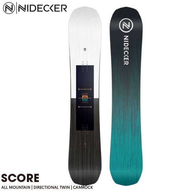 スノーボード 板 23-24 NIDECKER ナイデッカー スコア SCORE ハイブリッドキャンバー 日本正規品
