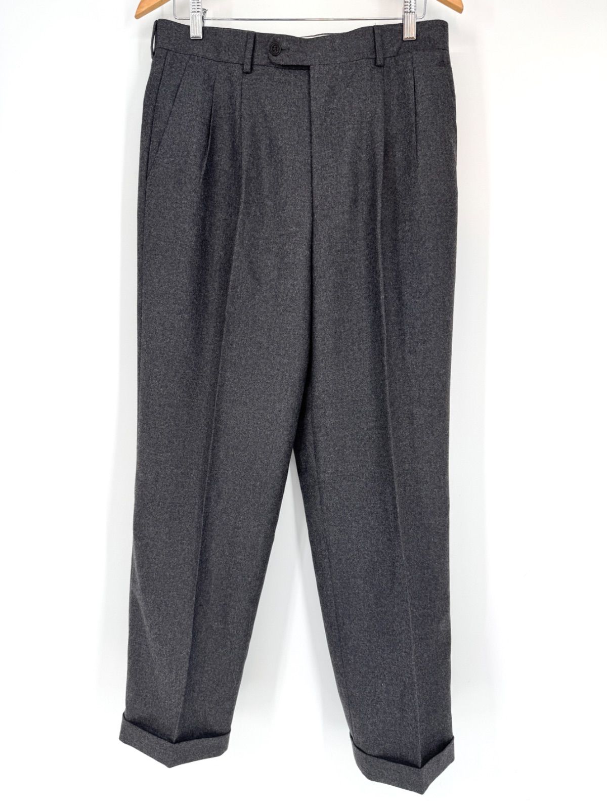 HERMES JOEL TROUSERS 46 スラックス 2タックパンツ HERMES JOEL TROUSERS 46 スラックス 2タックパンツ - メルカリ