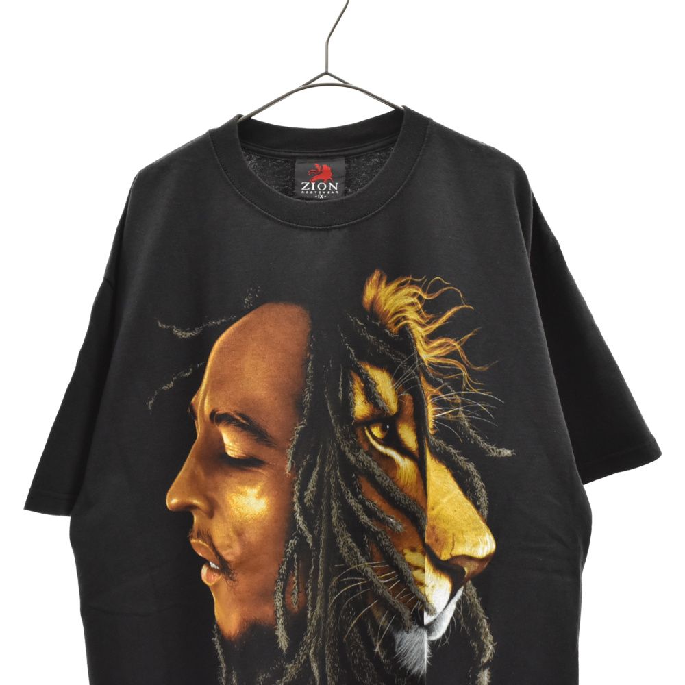 VINTAGE (ヴィンテージ) 00s Bob Marley ボブマーリープリント半袖Tシャツ カットソー ブラック