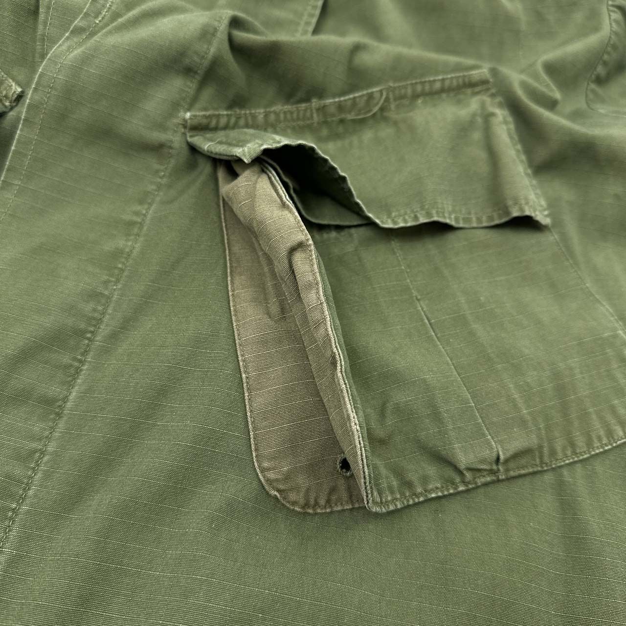 60's US.ARMY ジャングルファティーグジャケット M-R/カーキ/4th