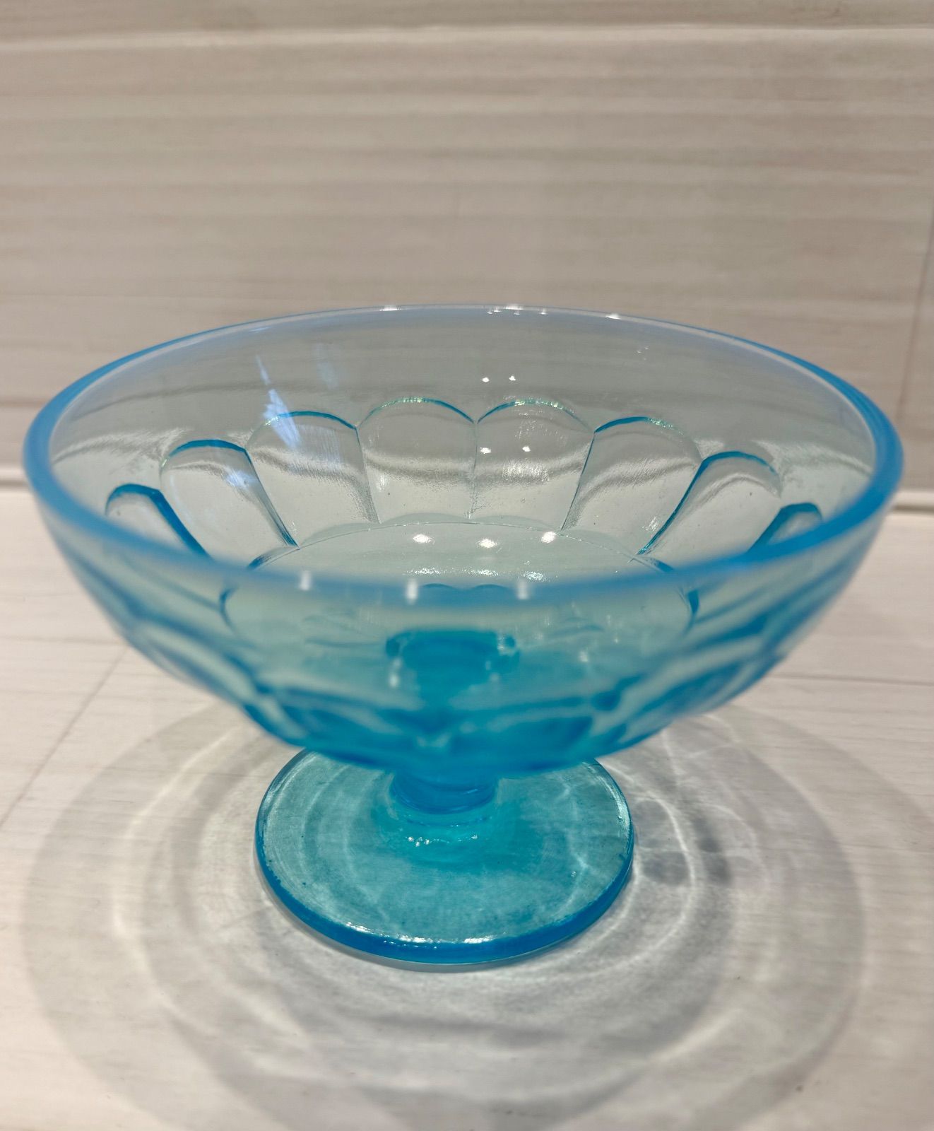 大正時代ガラス レトロ氷コップ2個セット