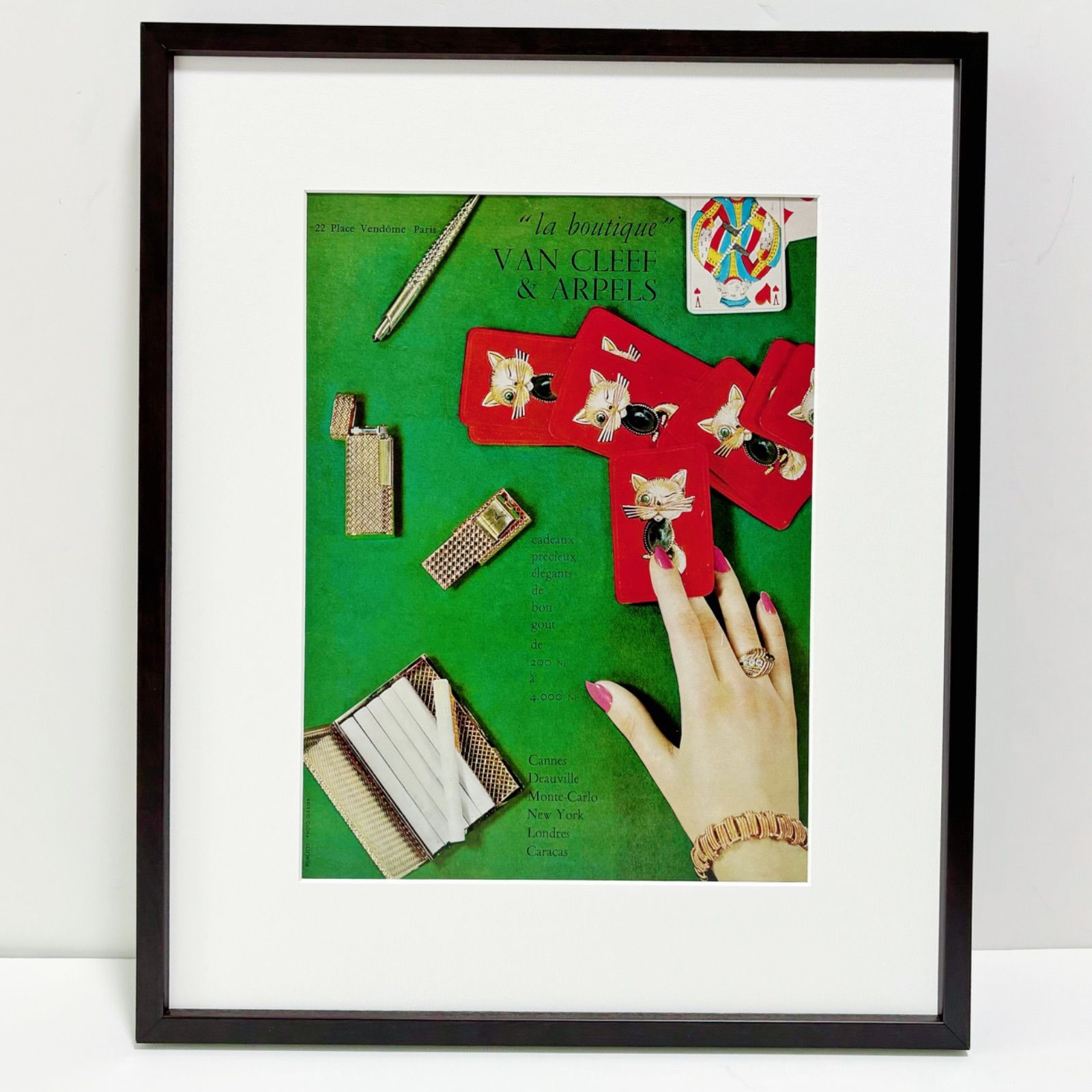 1980's ヴィンテージポスター(Van Cleef&Arpels) 1980's ヴィンテージポスター(Van Cleef&Arpels) - メルカリ