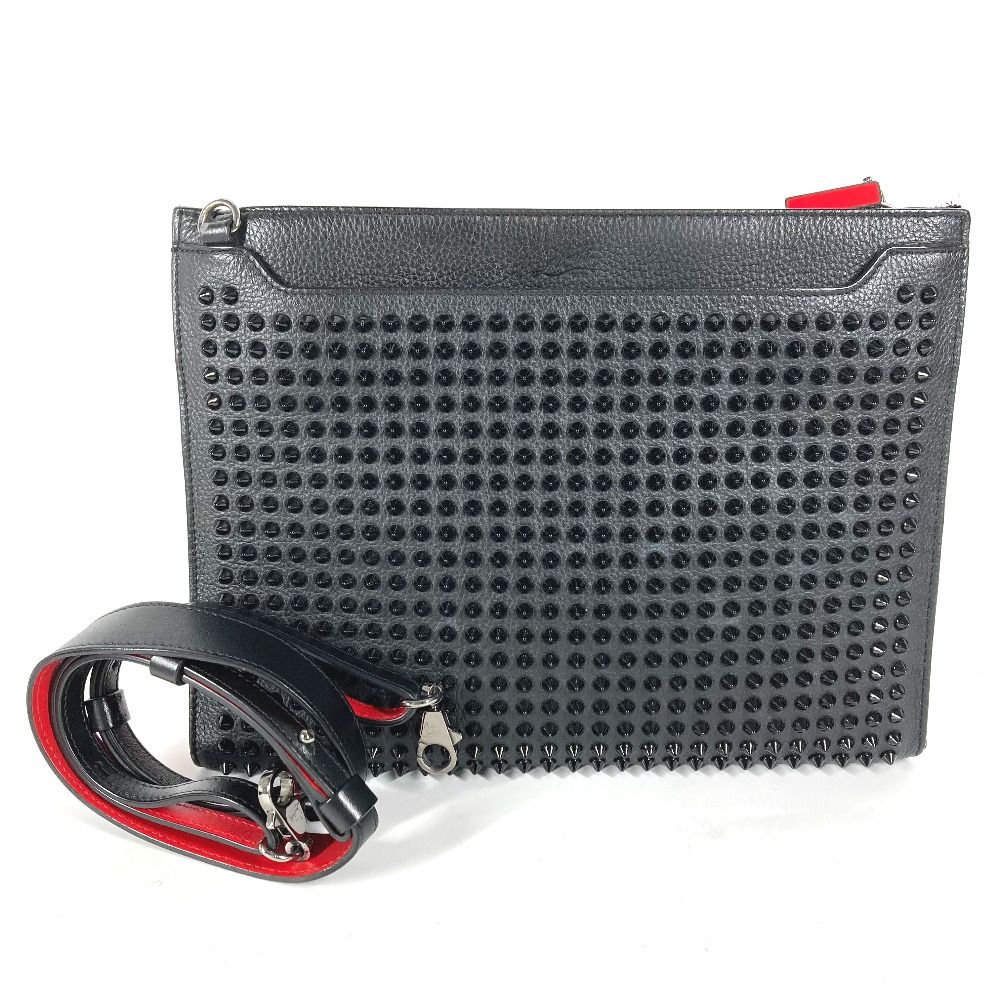 Christian Louboutin ルブタン　ボストン　レザー　スタッズ Christian Louboutin クリスチャンルブタン ショルダーバッグ