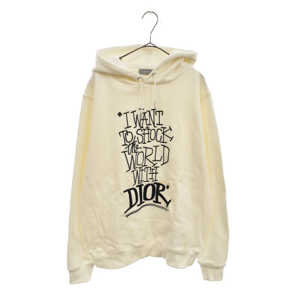 DIOR (ディオール) ×Shawn Stussy 20AW Shock The World Hoodie ...