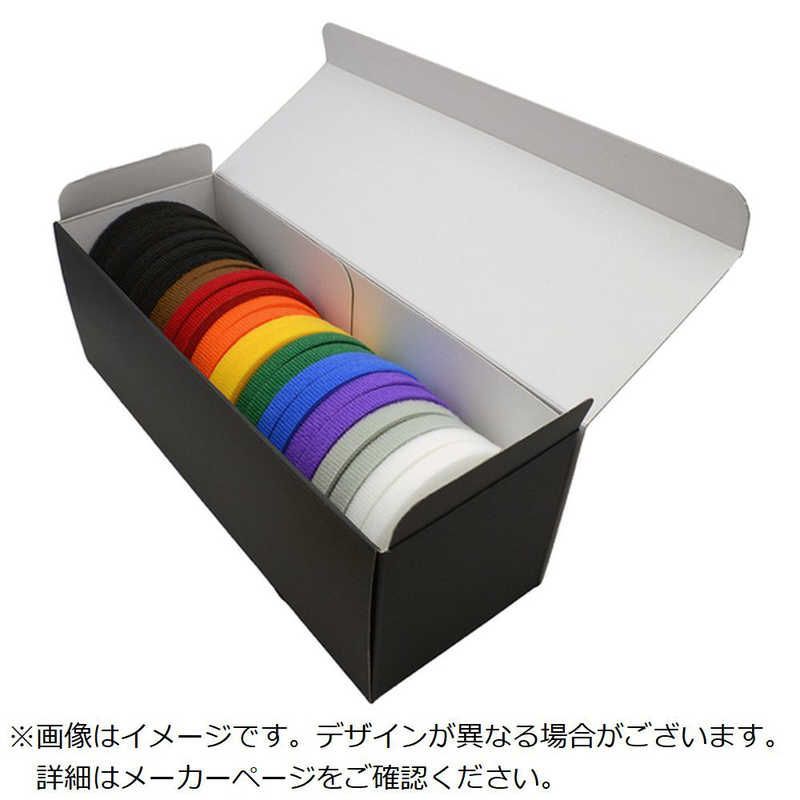 送料無料 ♥ 未開梱 RIPTIE 面ファスナー ラップストラップ eco箱 9.52mm×4.57m 25巻入 虹 BXW15PRW25