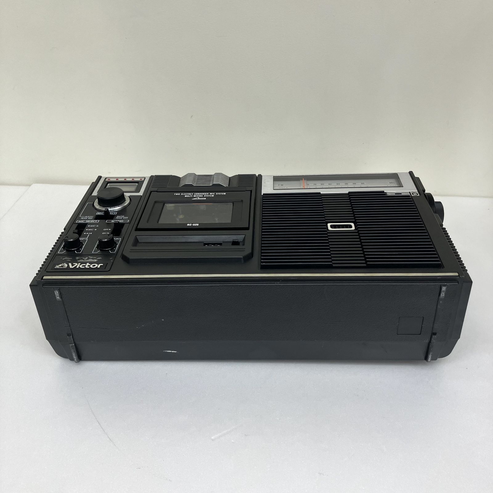 ラジオカセットレコーダー ビクター RC-525 1982年式 ZOOMシューター 