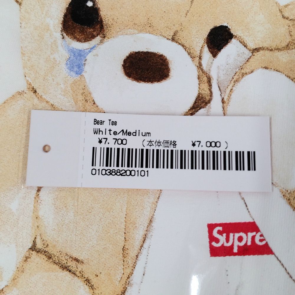 Supreme Bear Tee white M シュプリーム SUPREME シュプリーム 25SS Bear Tee ベア 半袖Tシャツ ホワイト
