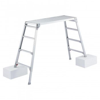 段差で使える! 脚部伸縮足場台 幅広タイプ DRSW-1200c