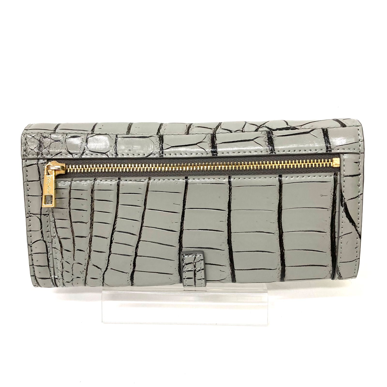 ?最終価格?【PELLEY LUSSO】美品 ペレリールッソ グレー 長財布 