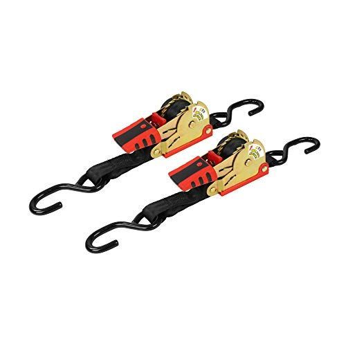 SK11 自動巻き取り式 ラチェットベルト荷締機 2本組 RTA-25SBL