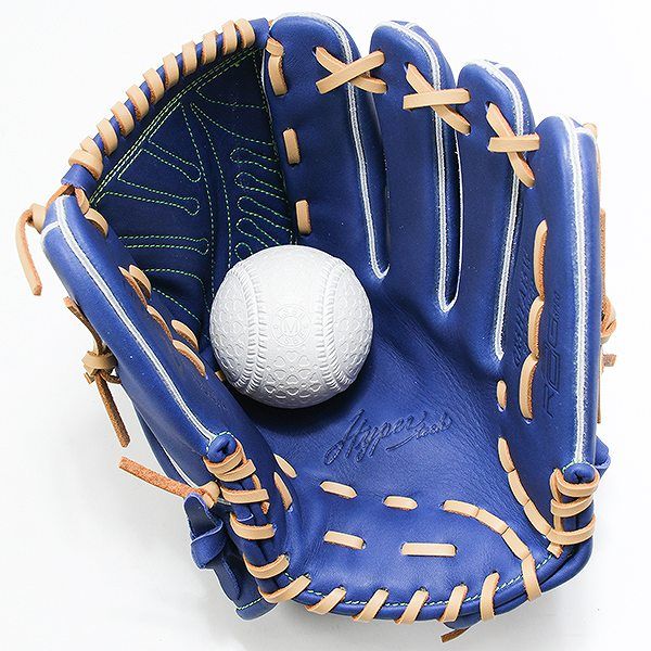 Rawlings 軟式グローブ 投手用 右投げ 大人用 青 Rawlings 軟式