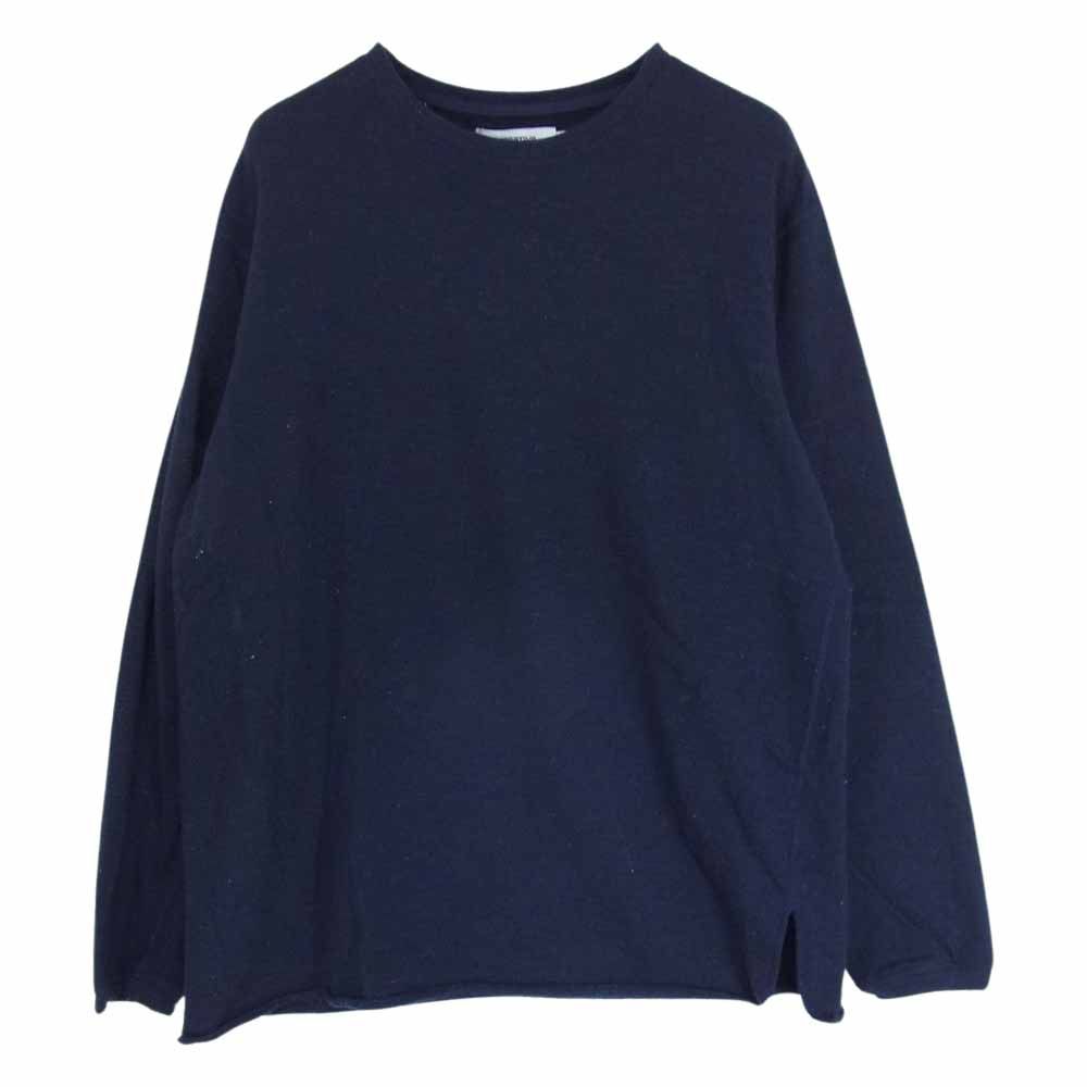 nonnative ノンネイティブ カットソー NN-C3808 DWELLER L/S TEE W/N/P HEAVY JERSEY Mt.Breath Wool ドゥエラー ヘビー ジャージー ウール 長袖 Tシャツ ネイビー系 2【中古】