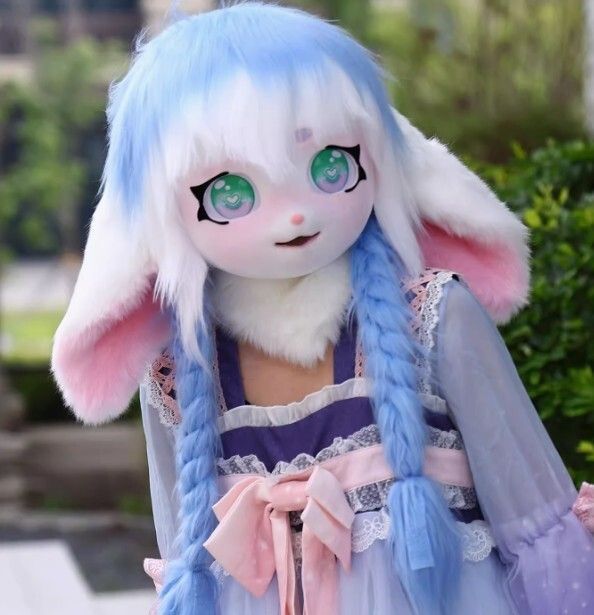 ケモノ 着ぐるみ コスプレ 狭し ファーマスク