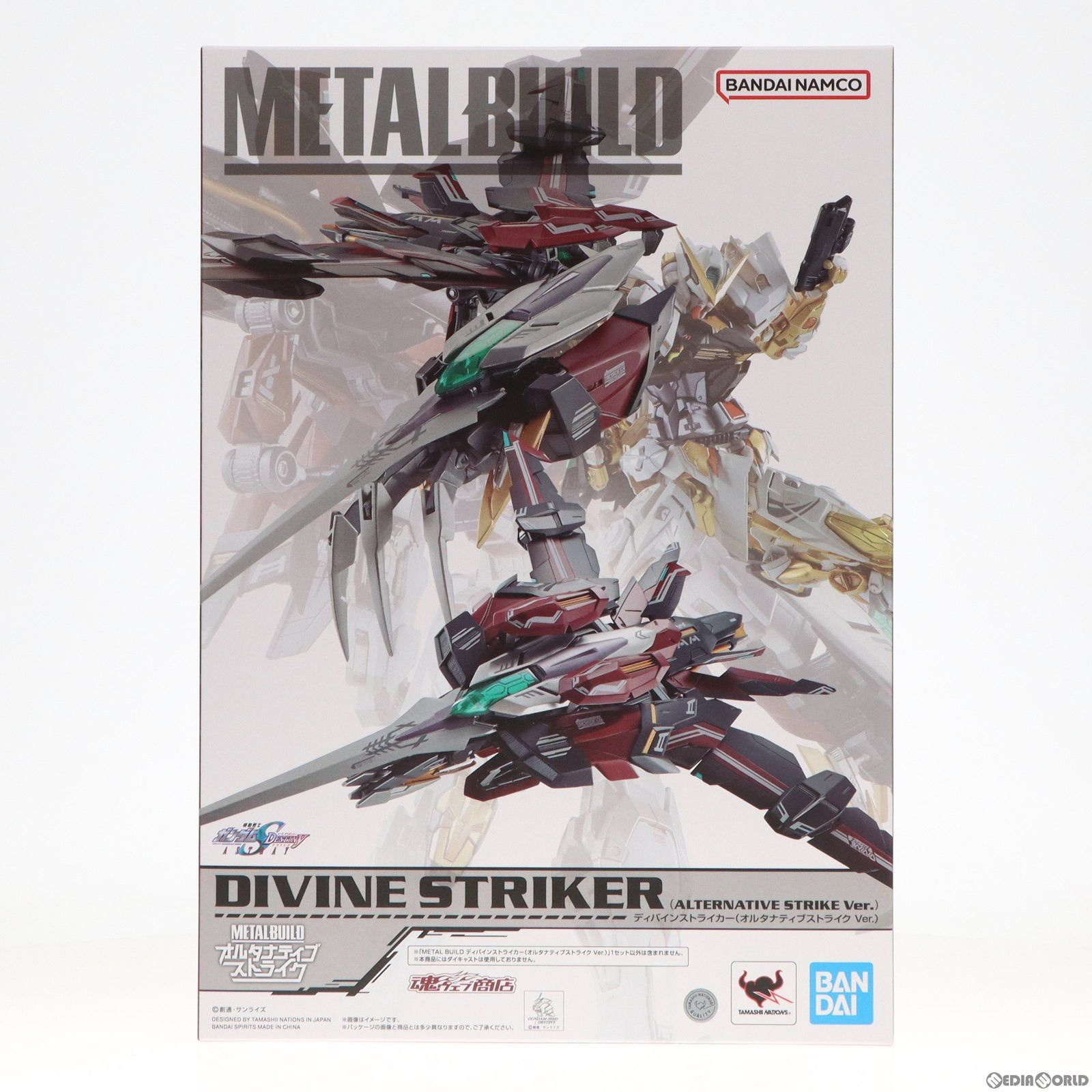 魂ウェブ商店限定 METAL BUILD ディバインストライカー(オルタナティブストライク Ver.) 機動戦士ガンダムSEED DESTINY ASTRAY(シード デスティニー アストレイ) フィギュア用アクセサリ バンダイスピ