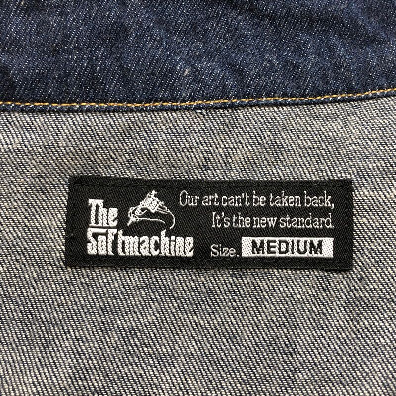 試着のみ Softmachine ソフトマシーン デニム 刺繍 シャツ L 長袖 ソフトマシーン サイン デニム シャツ | SOFT MACHINE, SIGHT