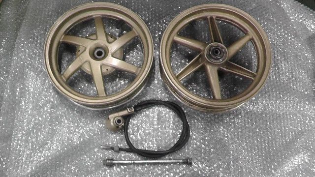 ライブディオZX中期 AF35 の ホイールセット 1761007566