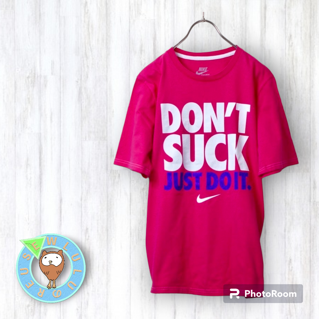 USED：NIKE ロゴTシャツ「DON'T SUCK JUST DO IT.」 リユース古着