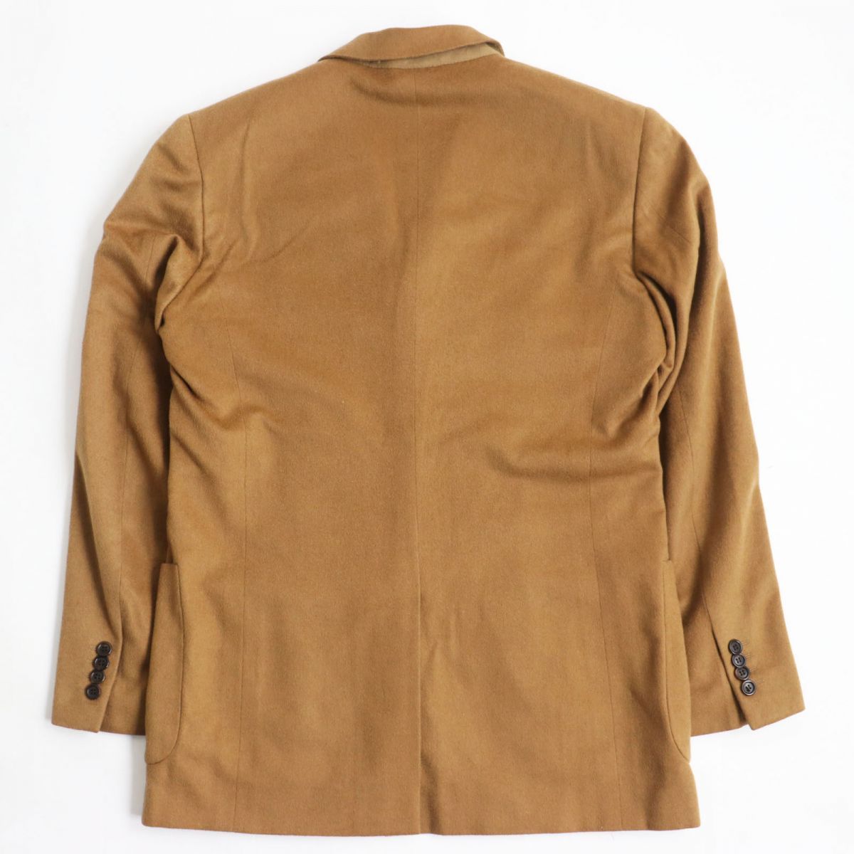 良品○PRADA プラダ キャメル100％ シングルジャケット/ テーラード 