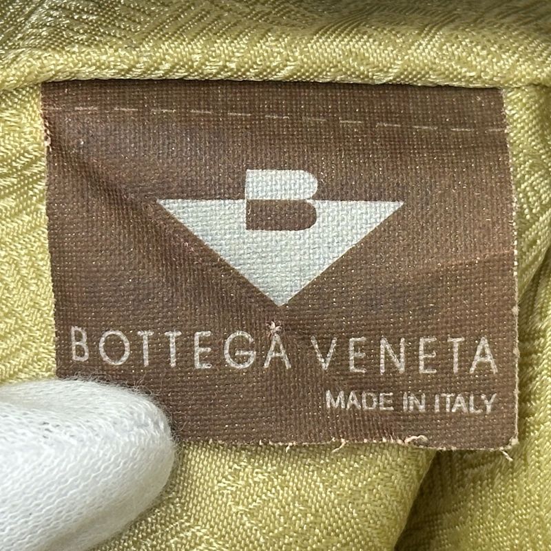 レア色 ボッテガヴェネタ レザーハンドル ポーチ ヒョウ柄 入手困難 美品☆BOTTEGA VENETA ヒョウ柄 レオパード ハンドバッグ ポーチ