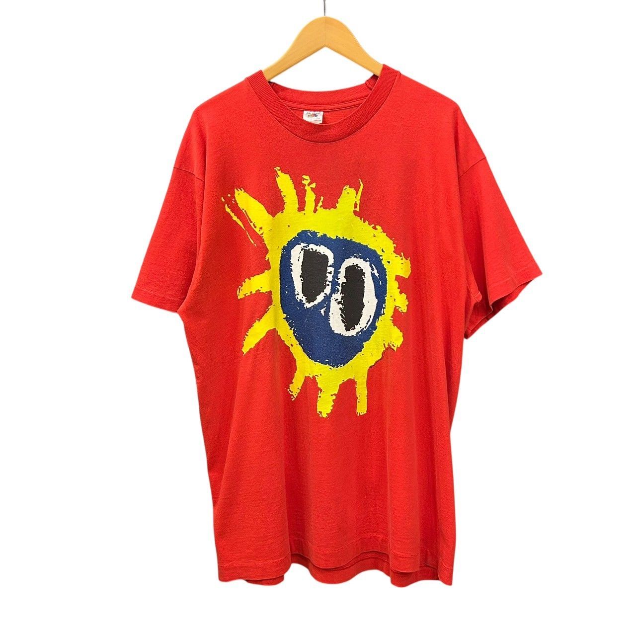 安い，2025 PRIMAL SCREAM Tシャツ 90s ヴィンテージ ラバープリント