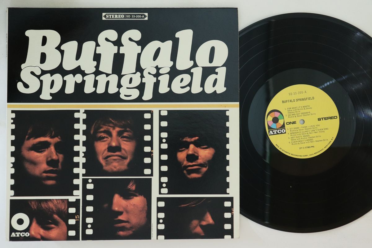 米LP Baffalo Springfield Baffalo Springfield (- Misprint, 裏カバーにmono表記) SD33200A ATCO /00260 米LP Baffalo Springfield Baffalo Springfield SD33200A ATCO