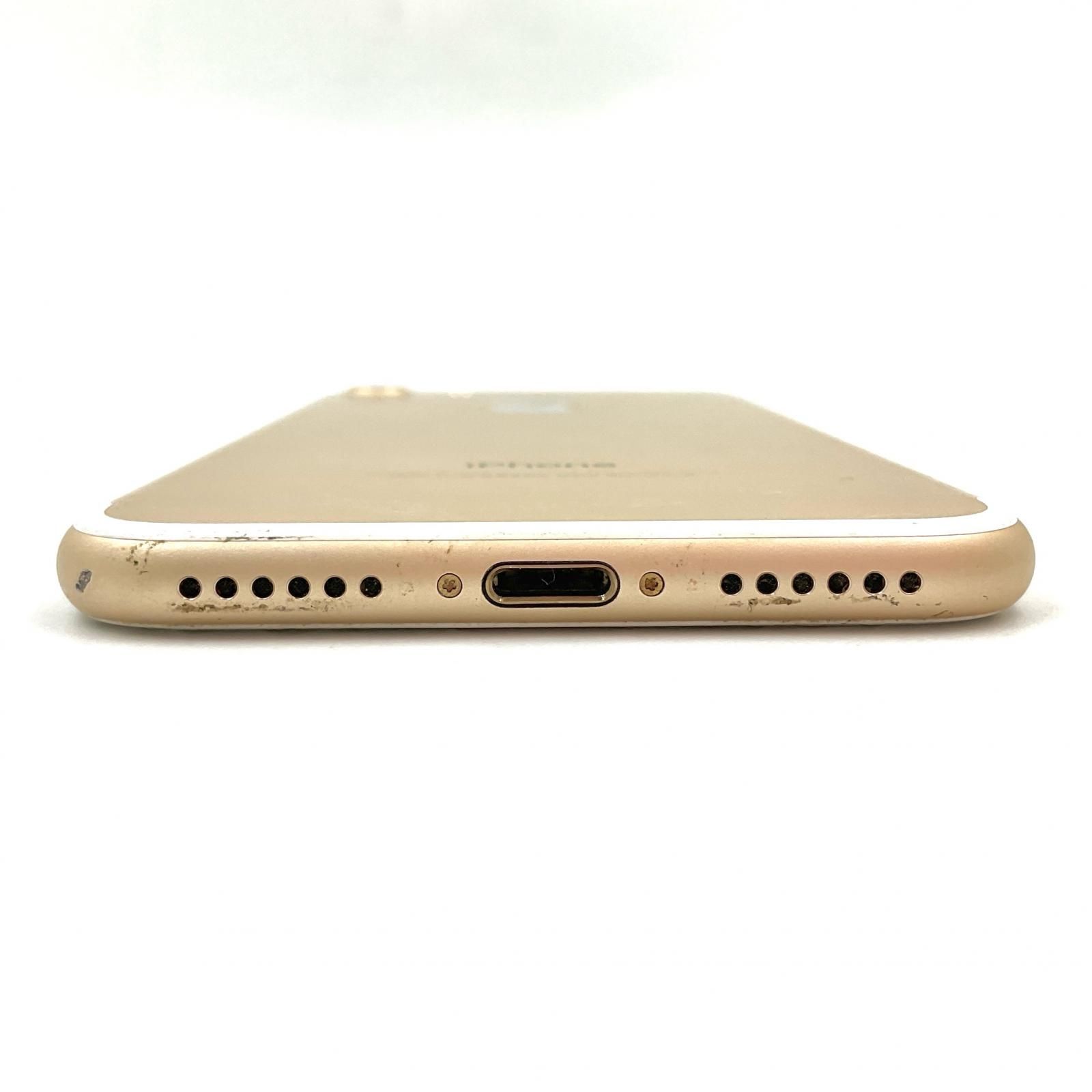 iPhone 7 128GB ゴールド SIMフリー 白ロム 83%【難有】【最速