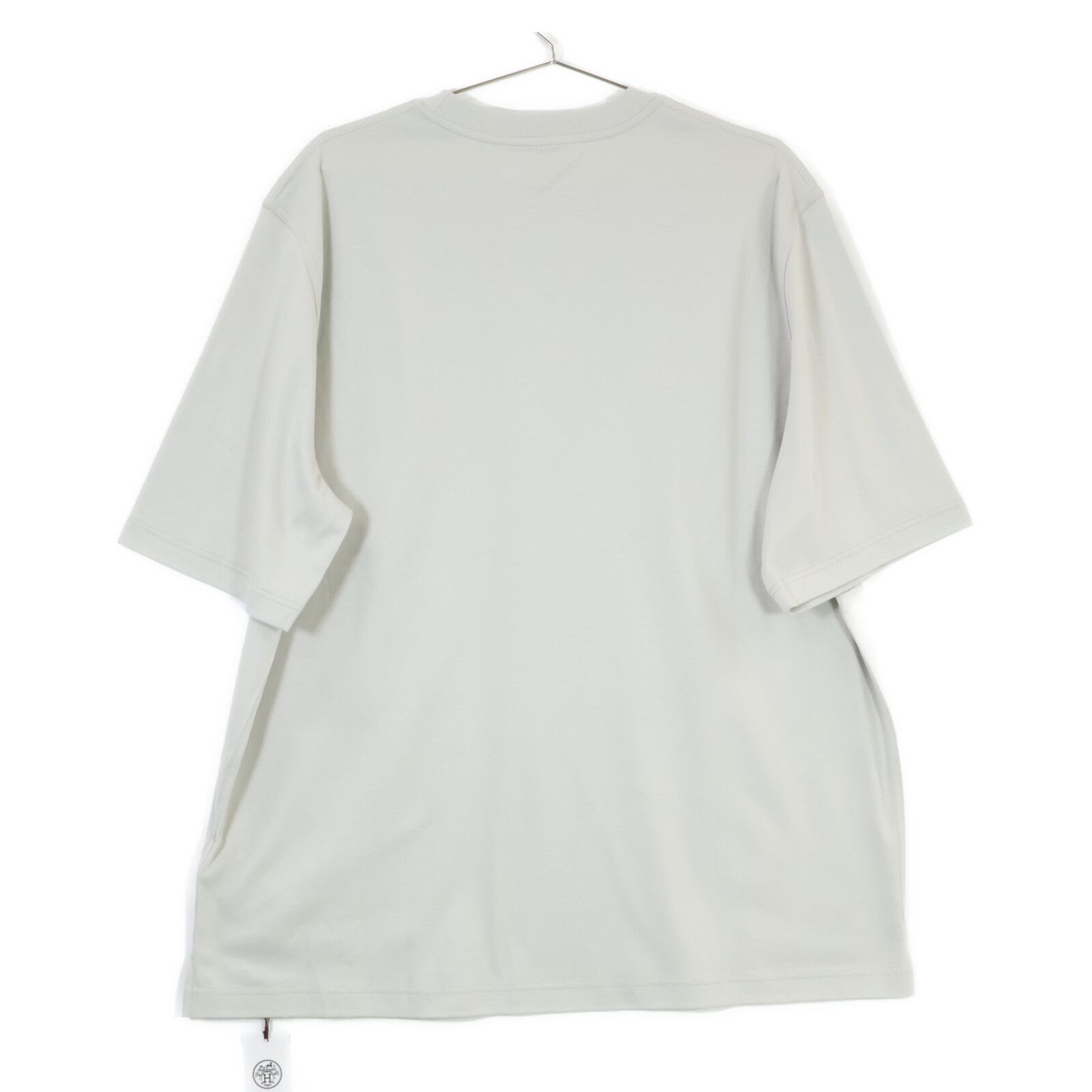 HERMES エルメス ｸﾞﾚｰ ｺｯﾄﾝ ﾌﾗｸﾞﾒﾝﾄ・ｴｸｴｽﾄﾚｽ Tｼｬﾂ L 【公式通販】