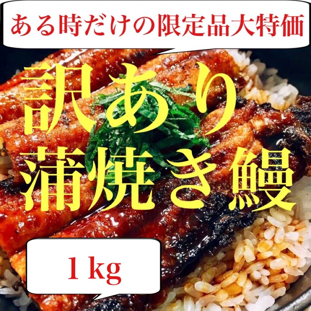 訳あり蒲焼き鰻 1kg（愛知県産）-0