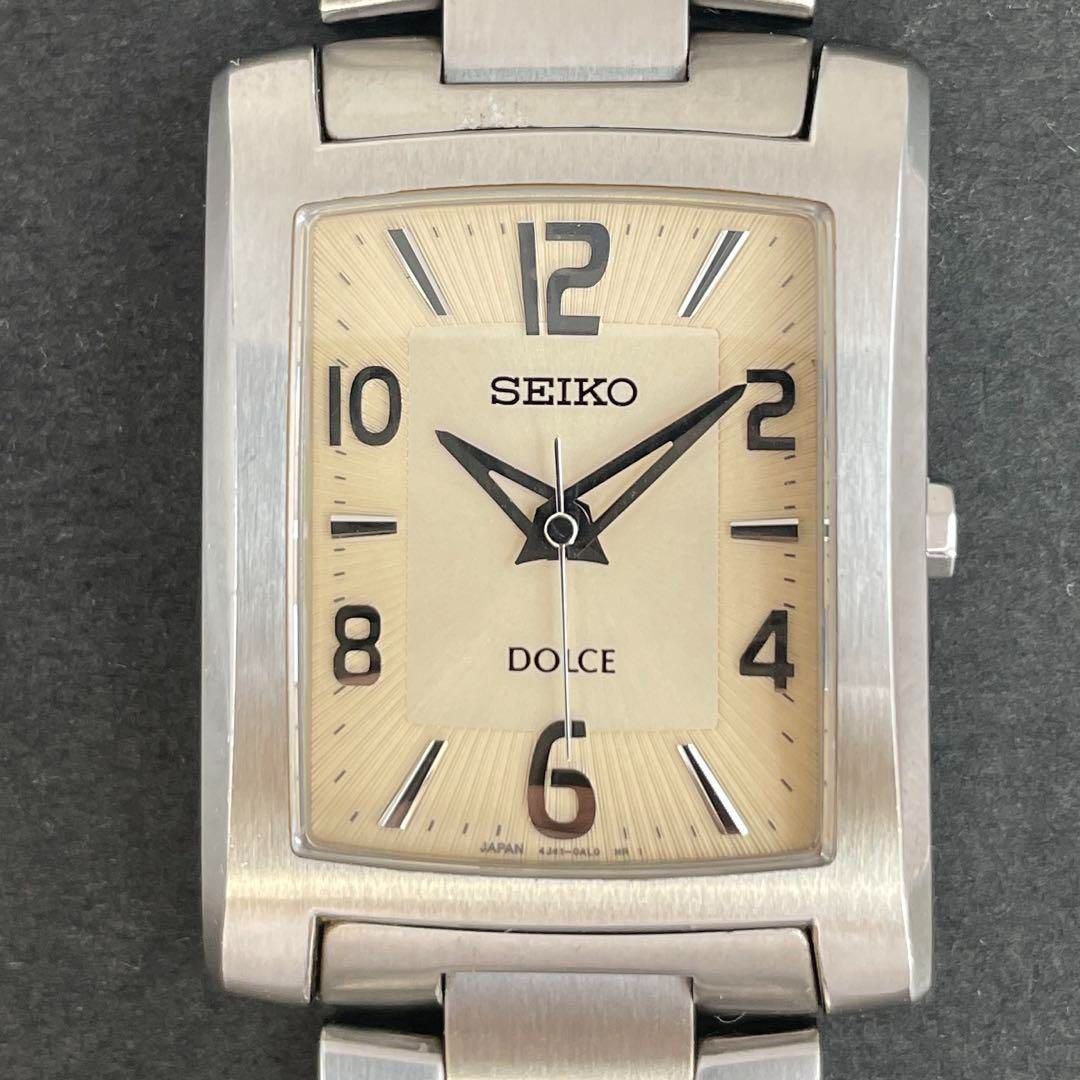 SEIKO ドルチェ 4J41-0AH0 セイコー DOLCE QZクォーツ メンズ腕時計