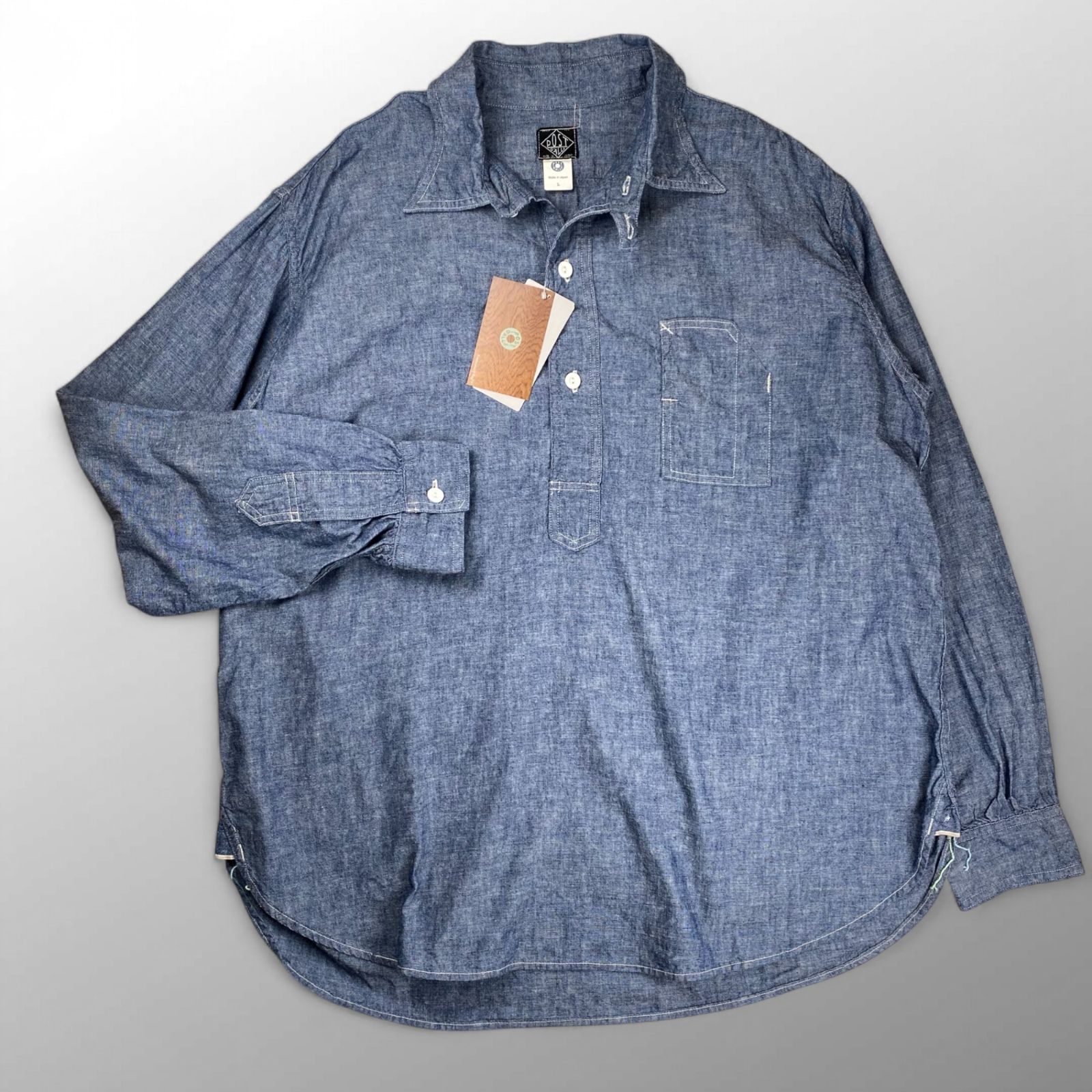 POSTポストオーバーオールズ ファティーグジャケットＬポリタフタ パッカリング POST OVERALLS - POSTポストオーバーオールズ ファティーグ
