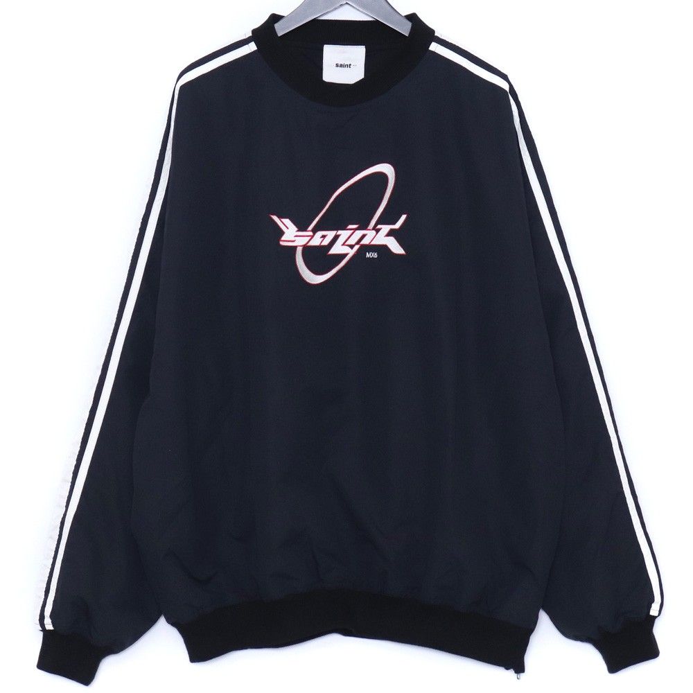 SAINT MICHAEL NYLON PULLOVER SAINT Lサイズ ブラック SM-YS1-0000
