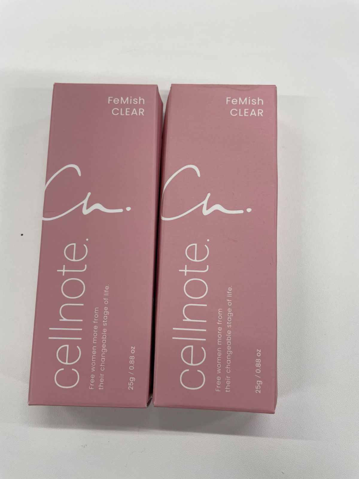 J557 K cellnote FeMish CLEAR セルノート フェミッシュ クリア 薬用 ホワイトニングゲル 25g 計2点セット