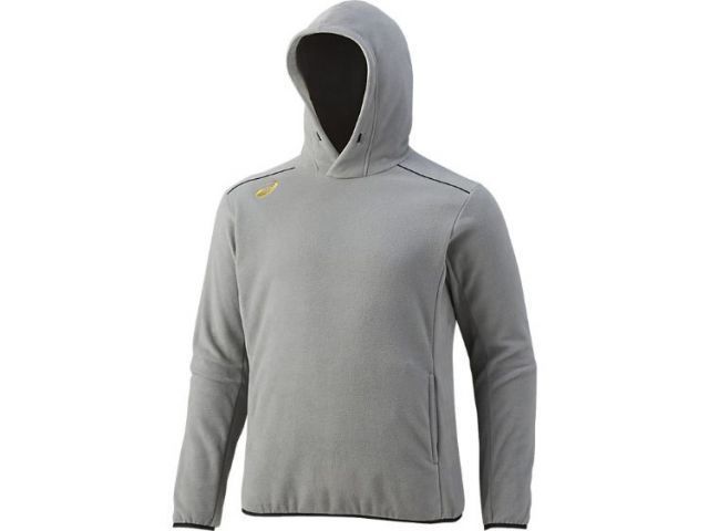asics アシックス FLEECE PARKER S/グレー M BAW211 10 | スポーツ 運動 衣類 衣料品 服 ウエア ウェア アパレル 野球 ベースボール アウター インナー トップス パーカー 男性 メンズ フリース 長袖 ロ