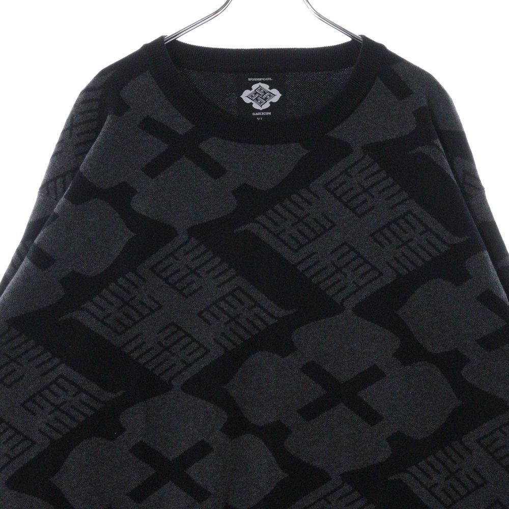 BUDSPOOL (バッズプール) ×GAKKIN JACQUARD CREW NECK SWEATER