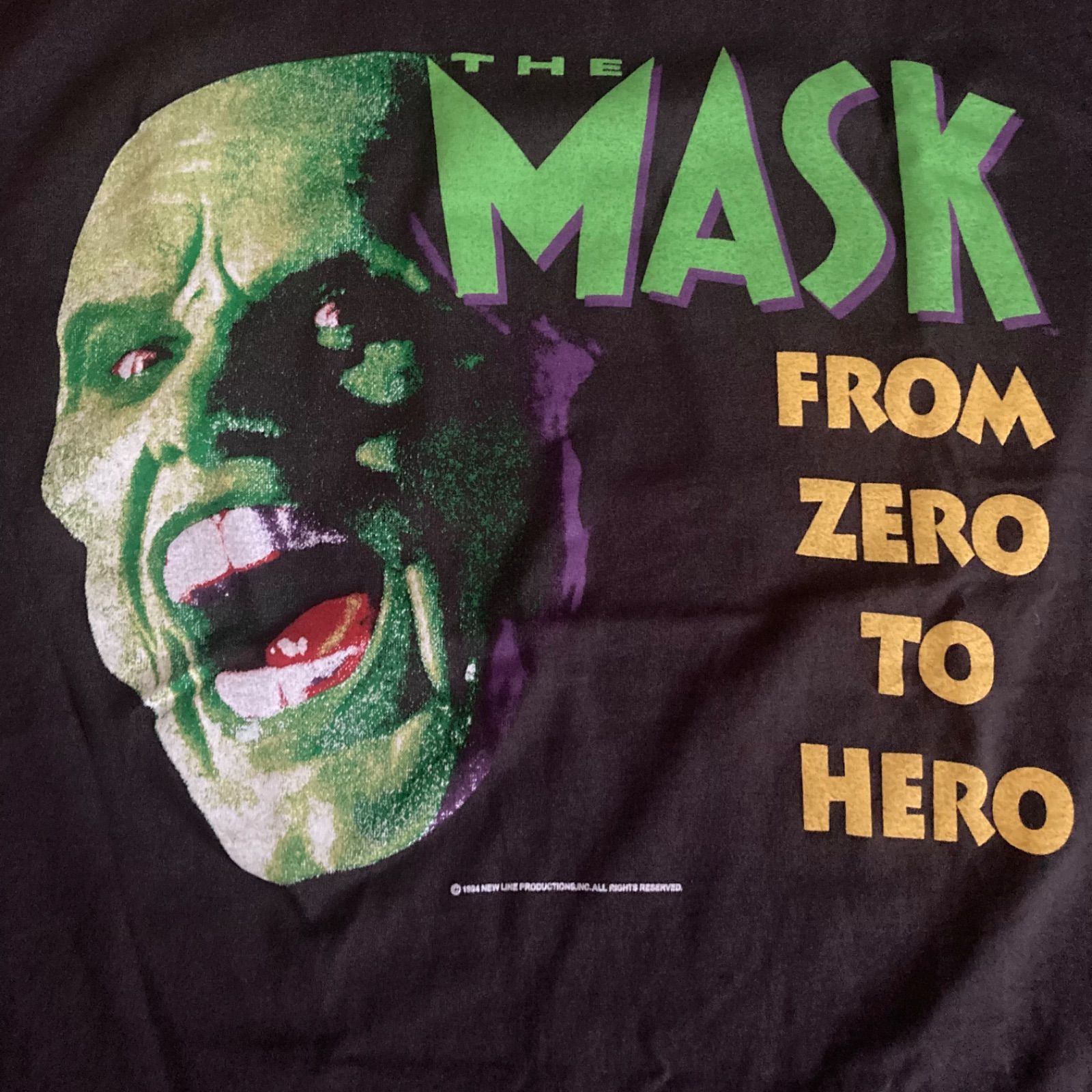 古着 MASK マスク 映画Tシャツ JIM CARREY ジムキャリー MOVIE T