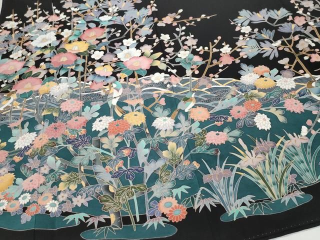 豪華黒留袖 友禅