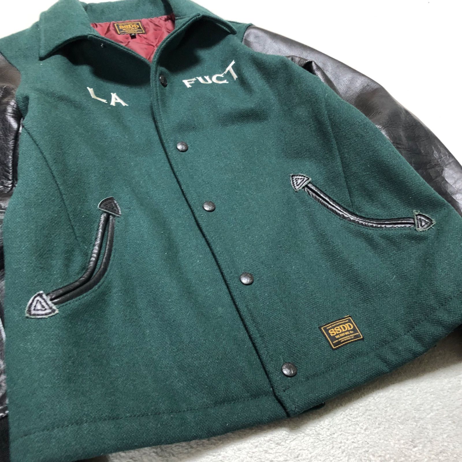 FUCT SSDD Stadium Jacket スタジャン バーシティジャケット ファラオ