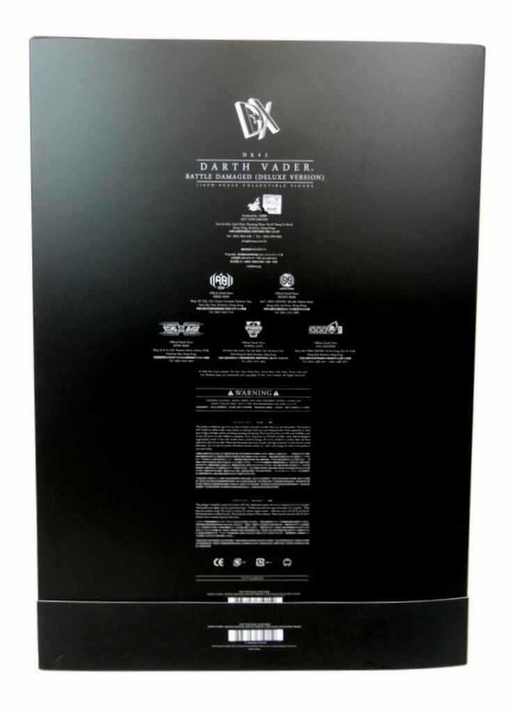 HOTTOYS MOVIE MASTERPIECE DX DARTH VADER BATTLE DAMAGED DELUXE VERSION SPECIAL EDITIO DX45