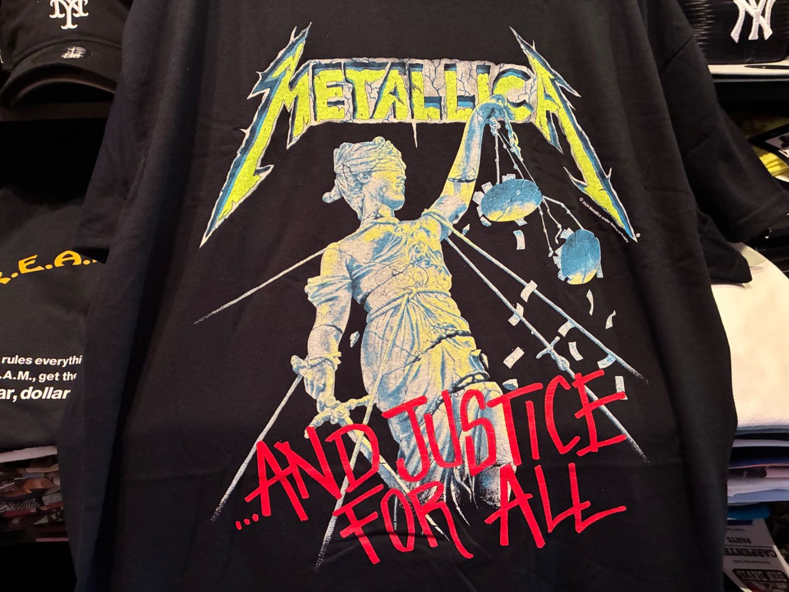 METALLICA AND JUSTICE FOR ALL TEE XLサイズ - メルカリ