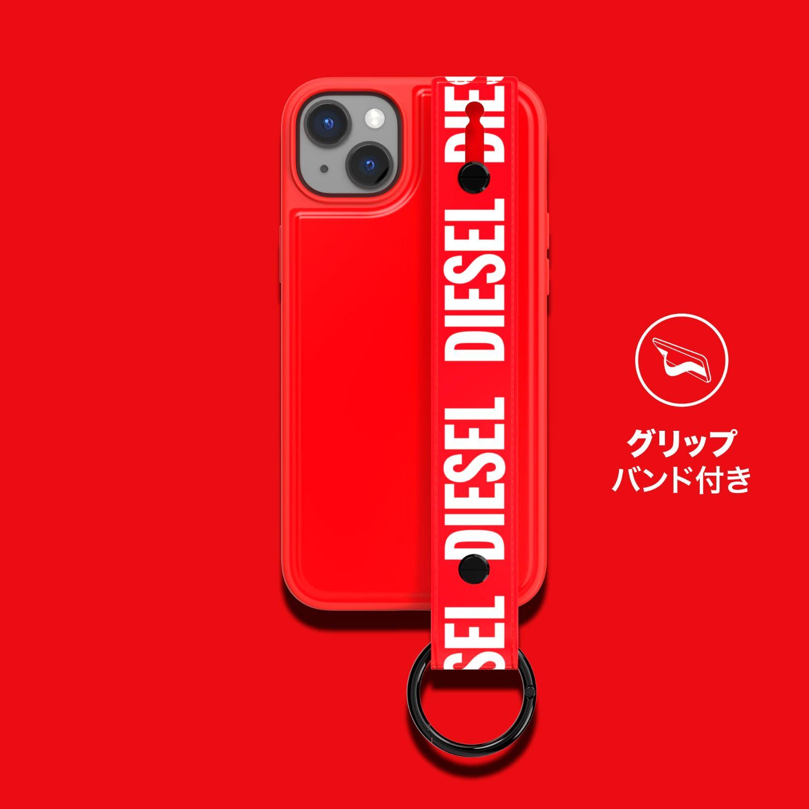 DIESEL iPhone11 Pro ケース スマホスタンド ハンドストラップ