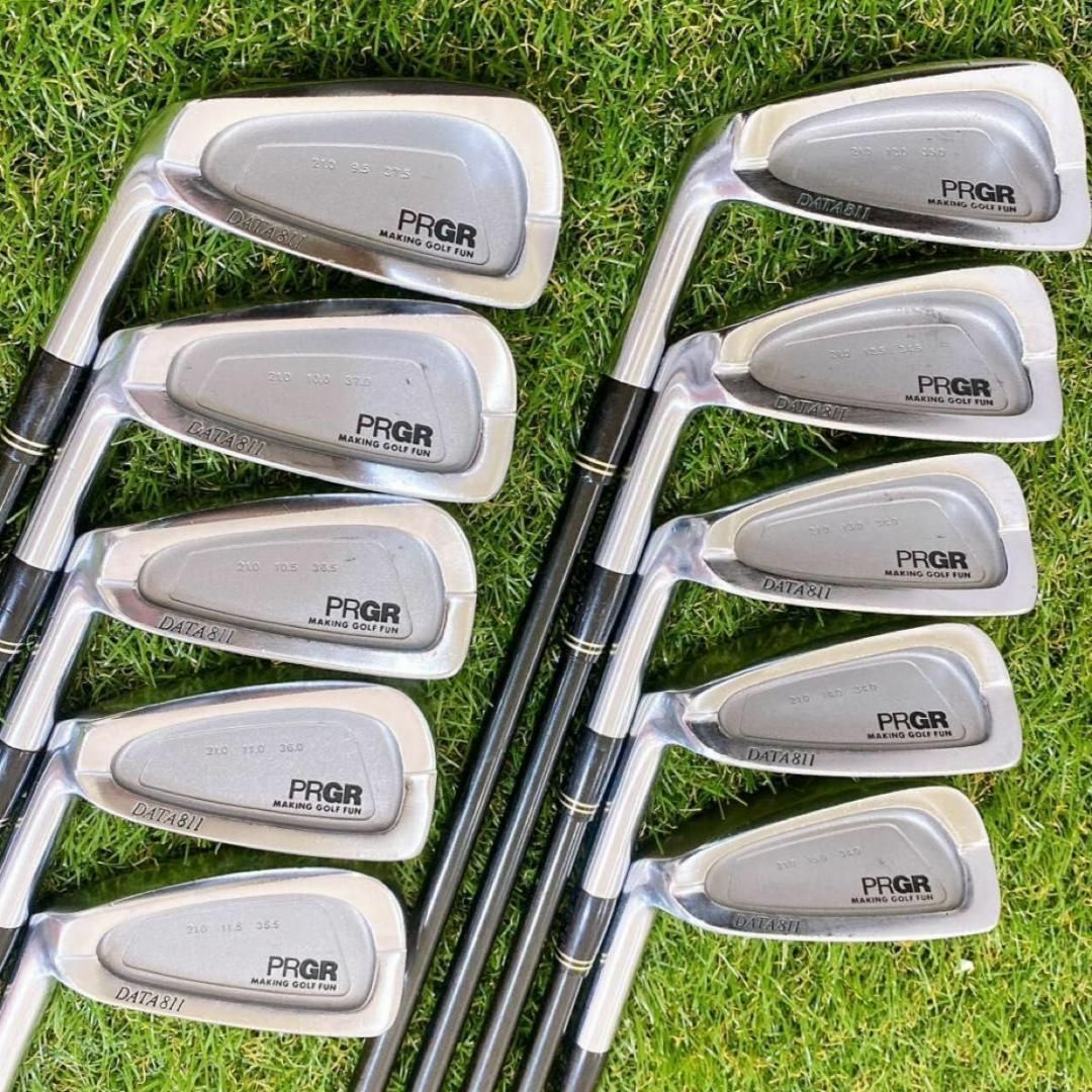 レフティ PRGR DATA811 プロギア メンズアイアンセット 10本 左 レフティ PRGR DATA811 プロギア メンズアイアンセット 10本 左
