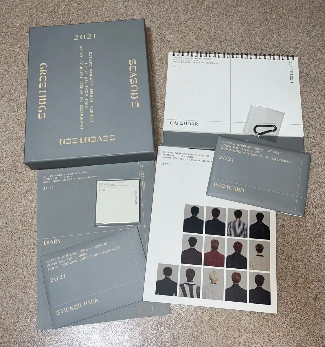 SEVENTEEN シーグリ　2021 未開封 SEVENTEEN セブチ 公式 2021 SEASON'S GREETINGS CHINESE ver
