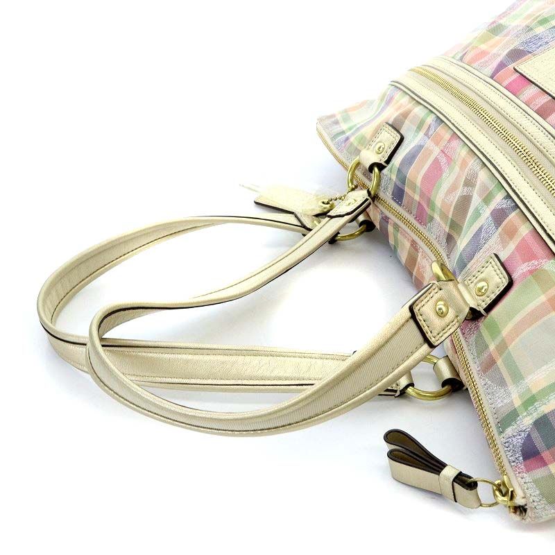 コーチ COACH ポピー シグネチャー トートバッグ ショルダーバッグ