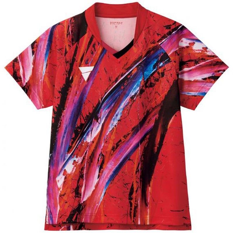 victas ヴィクタス V-OLGS430 タッキュウゲームシャツ 512407-9000 レッド