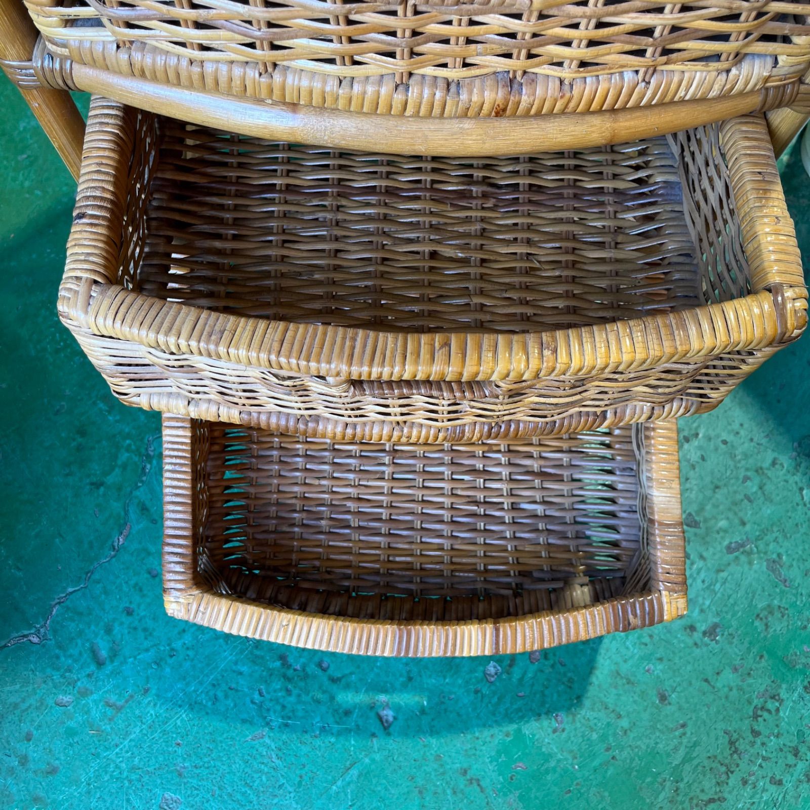 ラタン キャビネット ヴィンテージ ビンテージ 家具 オールド