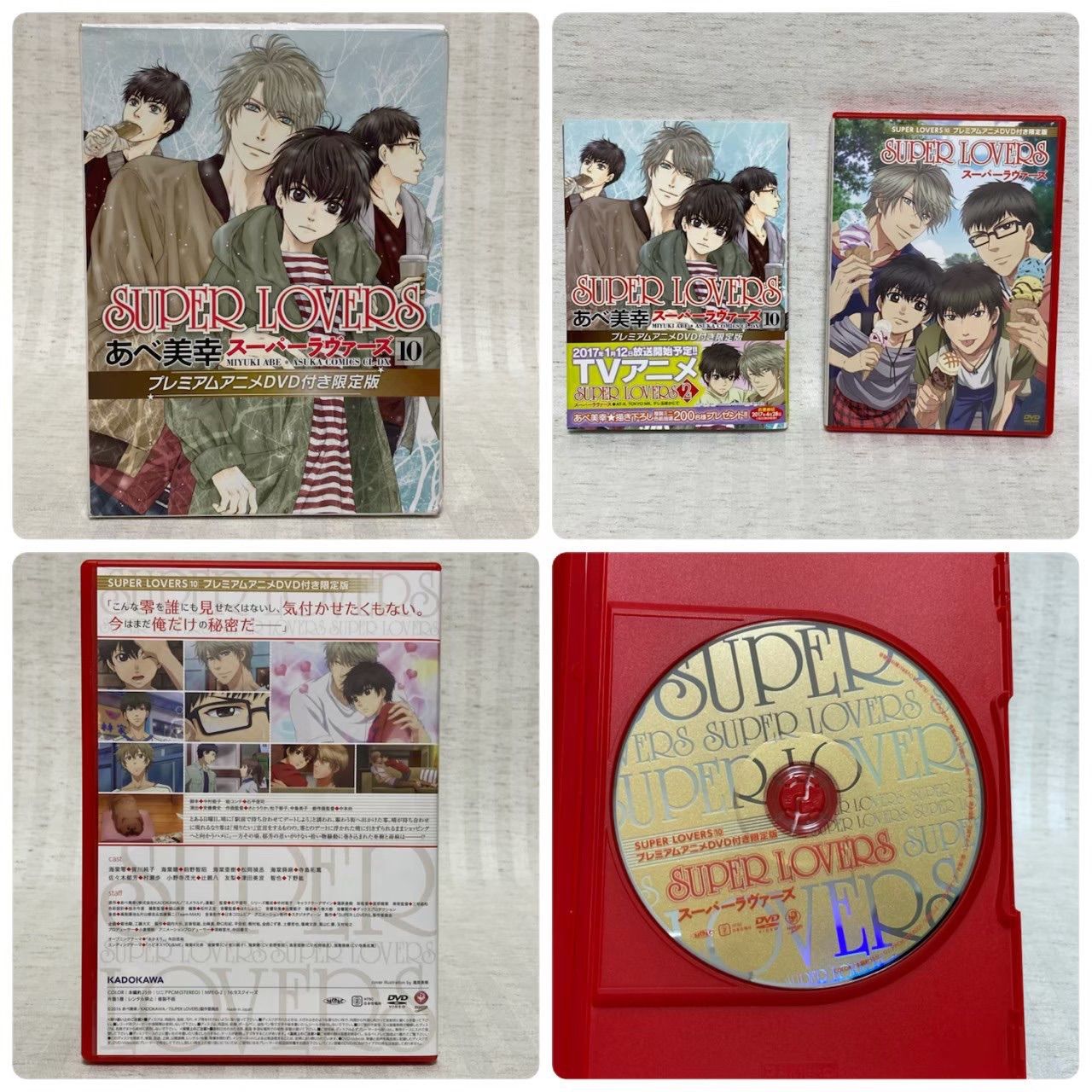 SUPER LOVERS 1～14巻 アニメDVD付き クリスマスツリー特価！ - 女性漫画